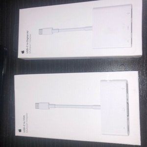 NEW Apple USB-C to digital AV and USB-C to VGA